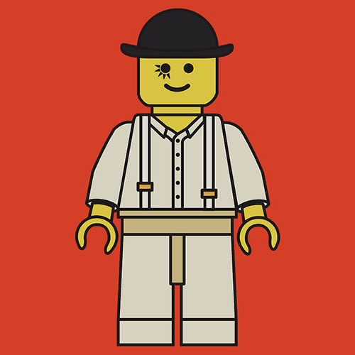 Lego Alex DeLarge 
