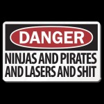 Ninjas and Pirates and Lasers, Oh My!