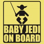 BABY JEDI ON BOARD Tshirt