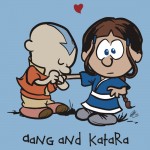 Aang & Katara (Avatar / Calvin & Hobbes)
