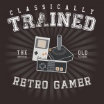 Classically Trained Retro Gamer Tshirt