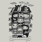 Happy Monster Family Tshirt