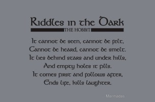 Riddles in the Dark - Cannot be Seen
